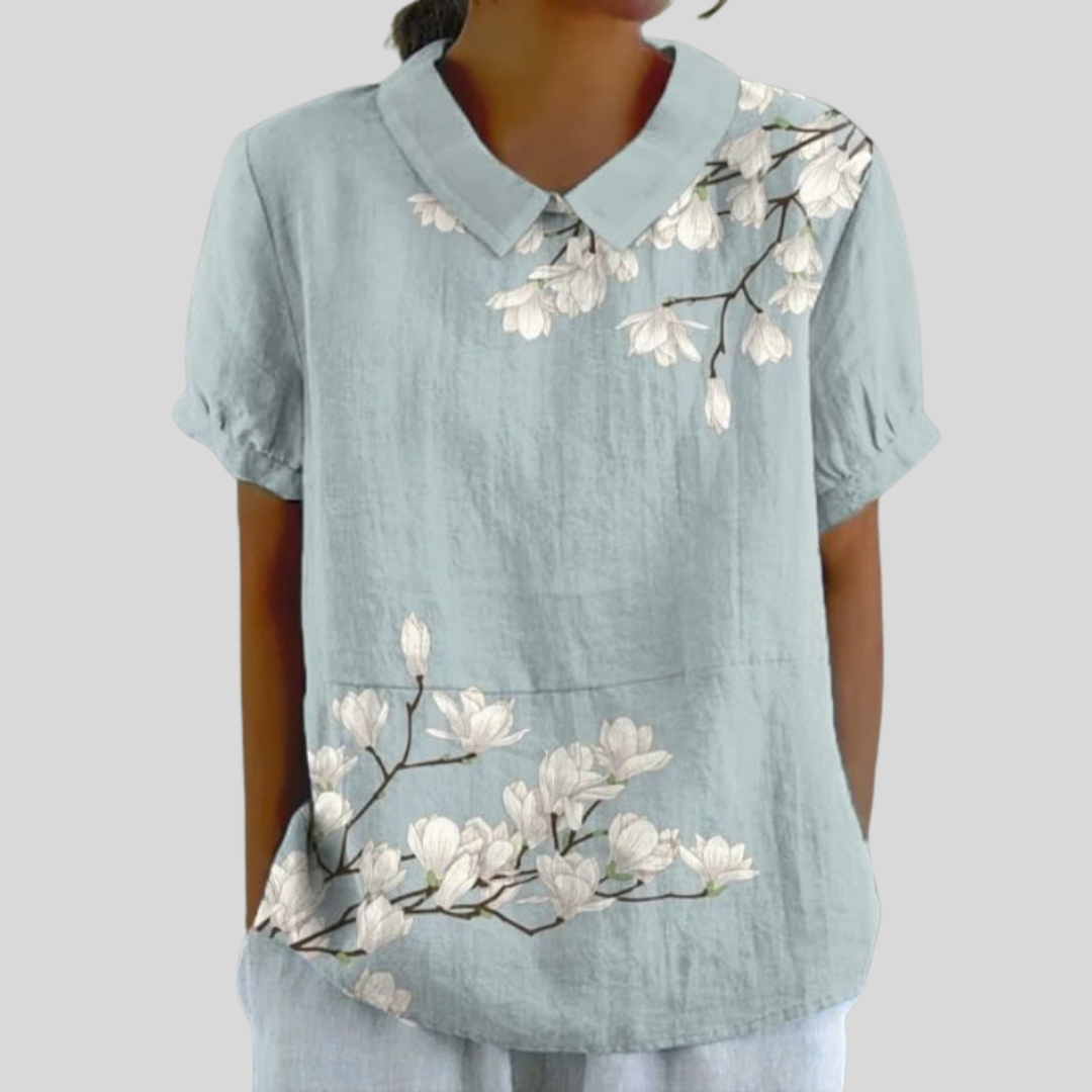 Aurore | Placed Floral Blouse