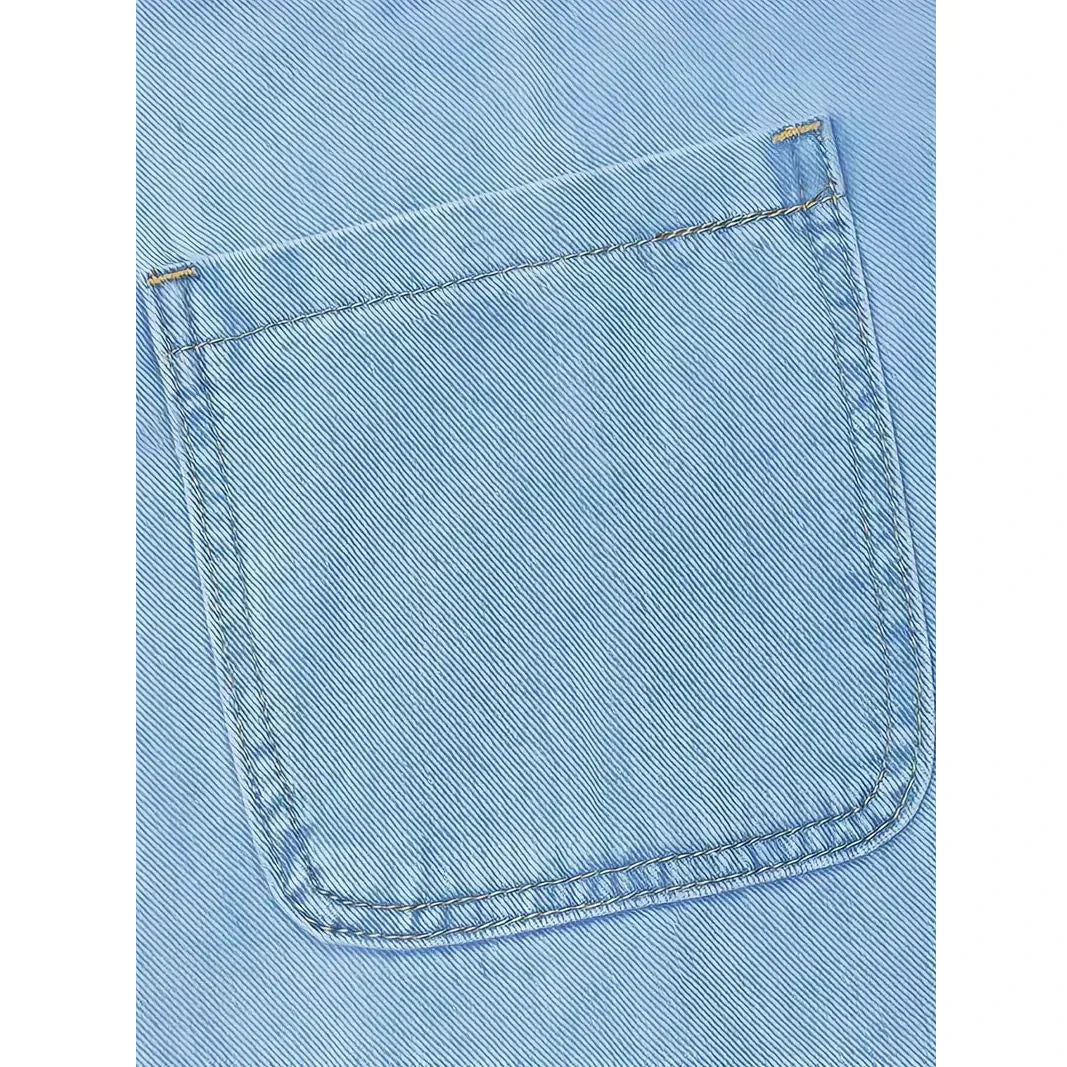 Emma Relaxed Denim-Look Dress