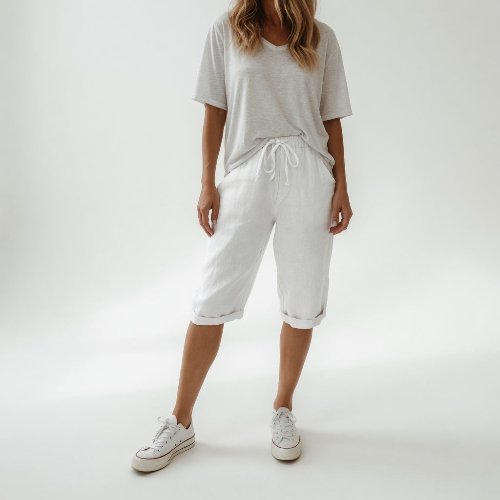 Fernande™ — Bermuda shorts, 100% cotton, casual summer style