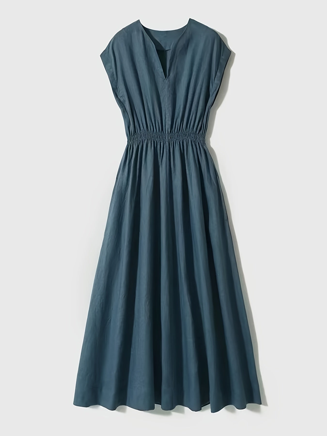 Lina — Fluid and Elegant Linen-Blend Dress