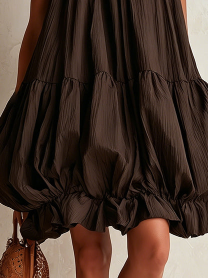 Colette Mini Dress — Sleeveless, Ruffled Hem