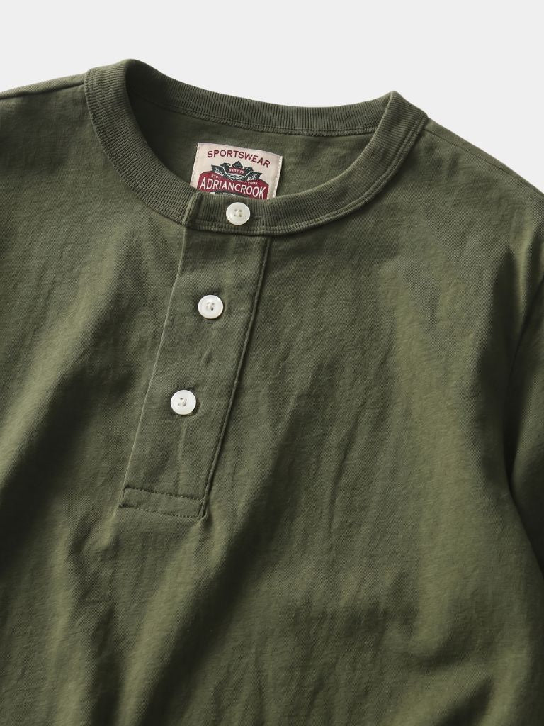 Pure Cotton Henley T-Shirt