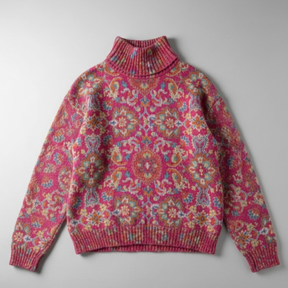 Mirabel | Ornate Turtleneck Jumper