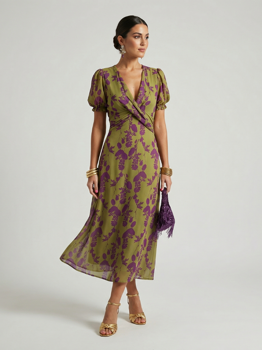 Stella & Grace™ | Relaxed Floral Midi Dress