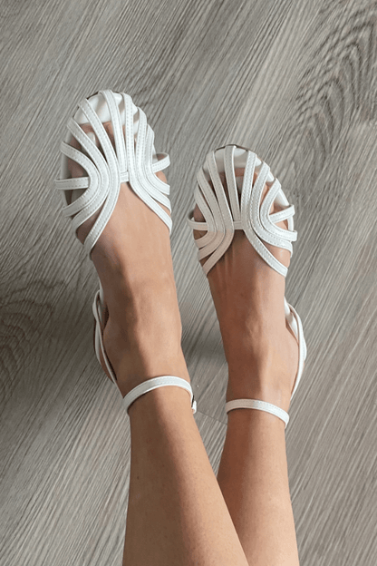 Vittoria | Gold-Plated Jewel Sandals