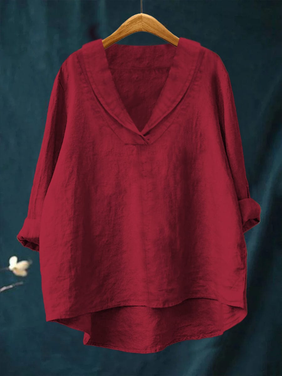 Hortense | Flowy V-Neck Blouse