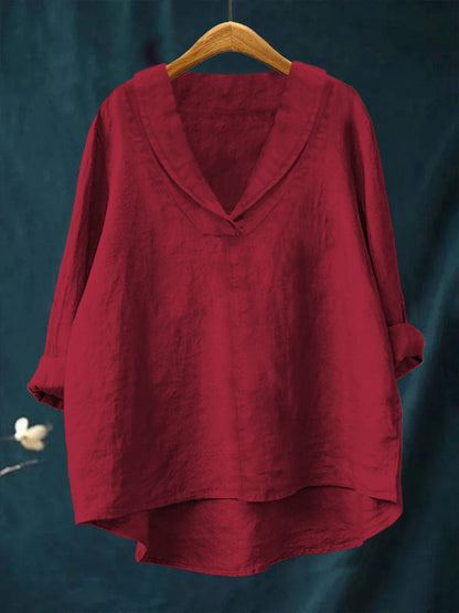 Hortense | Flowy V-Neck Blouse