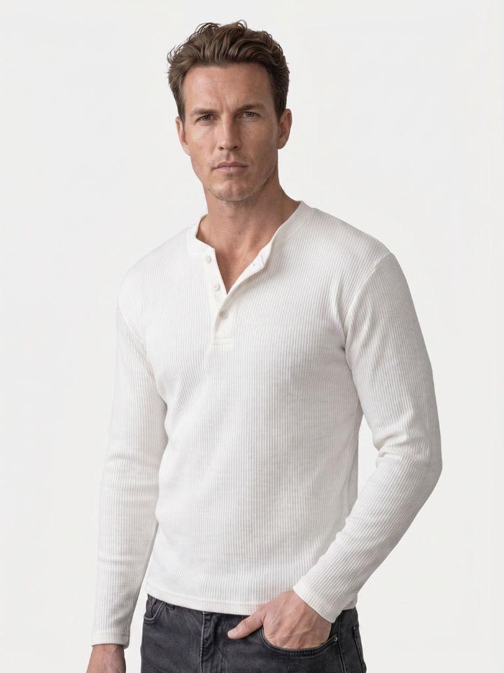 Latitude Ribbed Henley