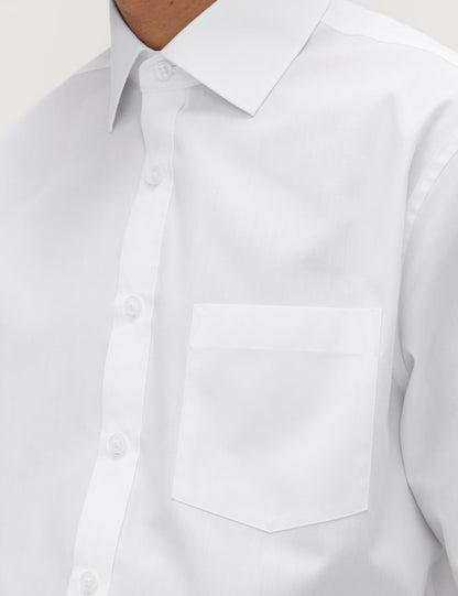 3 Pack Regular Fit Easy Iron Long Sleeve Shirts