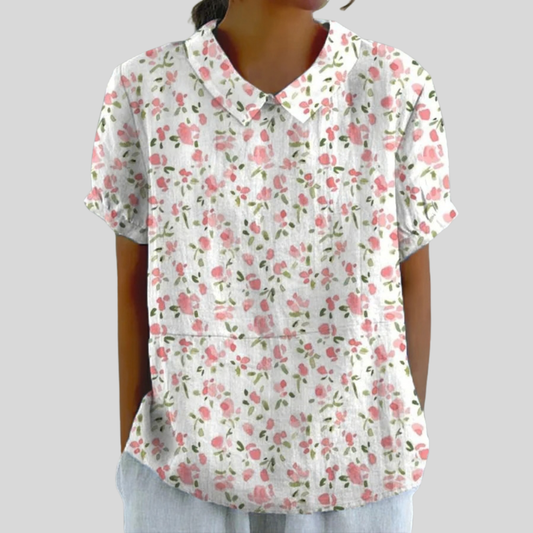 Juliette | Blouse with Miniature Flowers