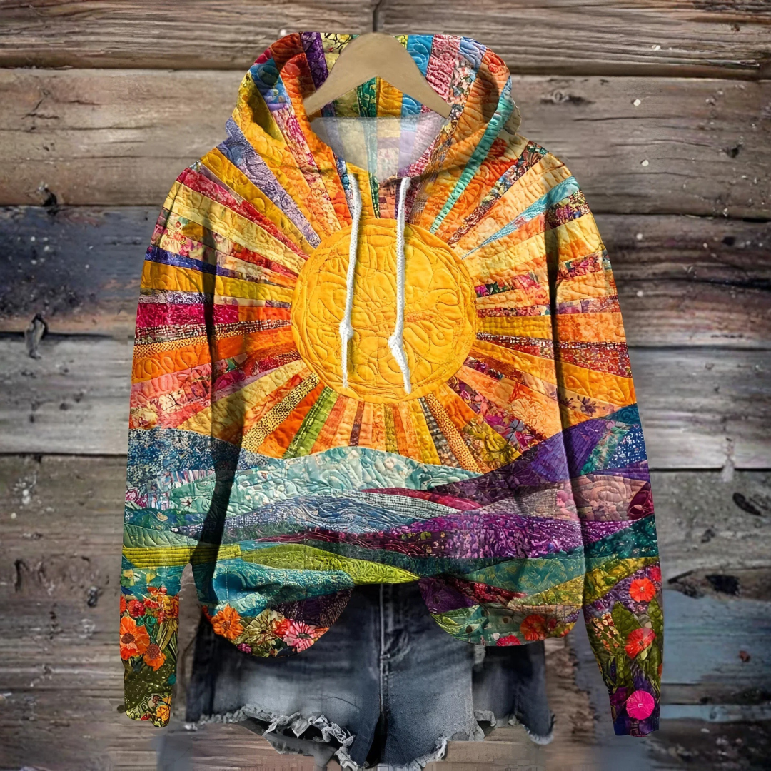 Colleen | Artful Sunrise Hoodie