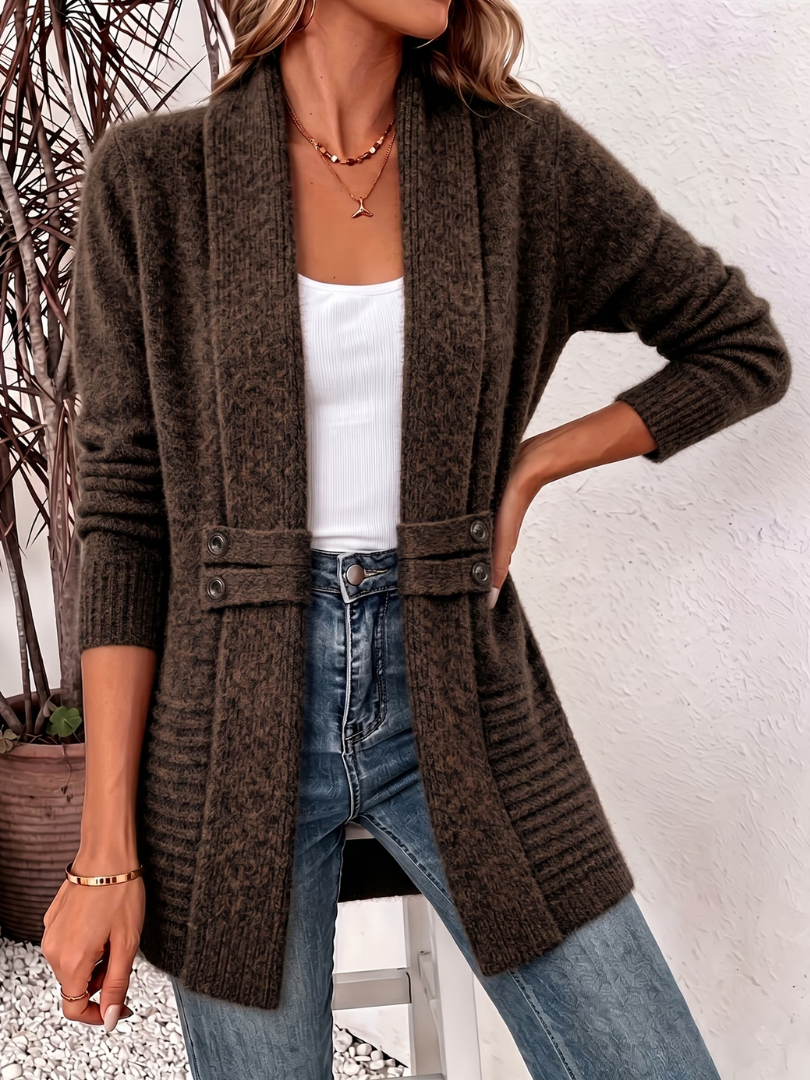 Aurelia | Relaxed Open-Front Cardigan