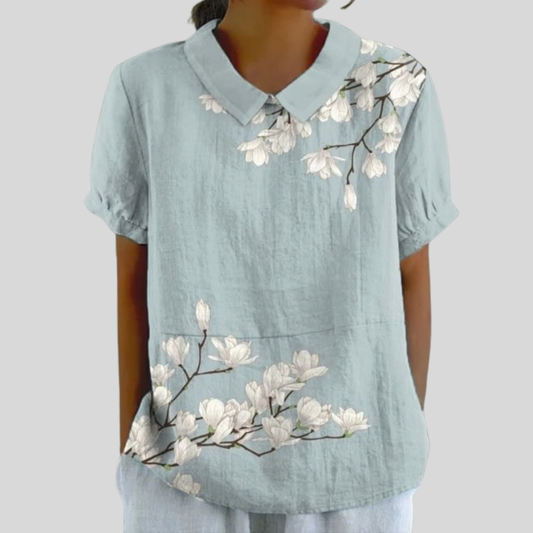 Aurore | Placed Floral Blouse