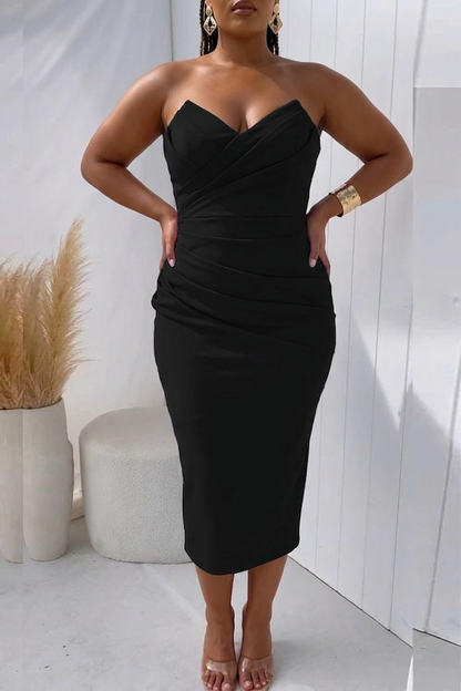 Juno | Flattering Draped Dress