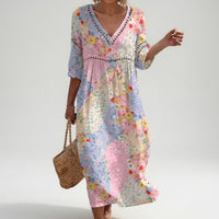 Lysiane™ — Flowy floral dress with summery charm