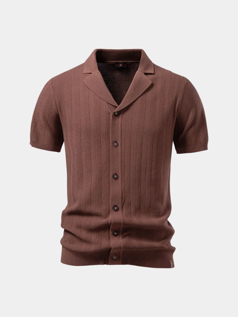 Heritage Camp Collar Knit Shirt