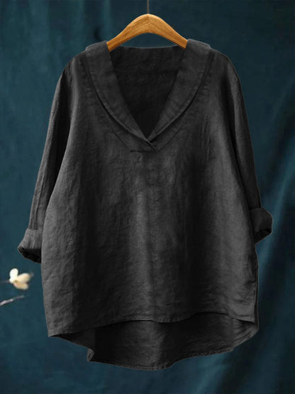Hortense | Flowy V-Neck Blouse