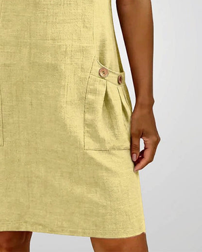 Van Elst Mode® | Cotton dress with zipper