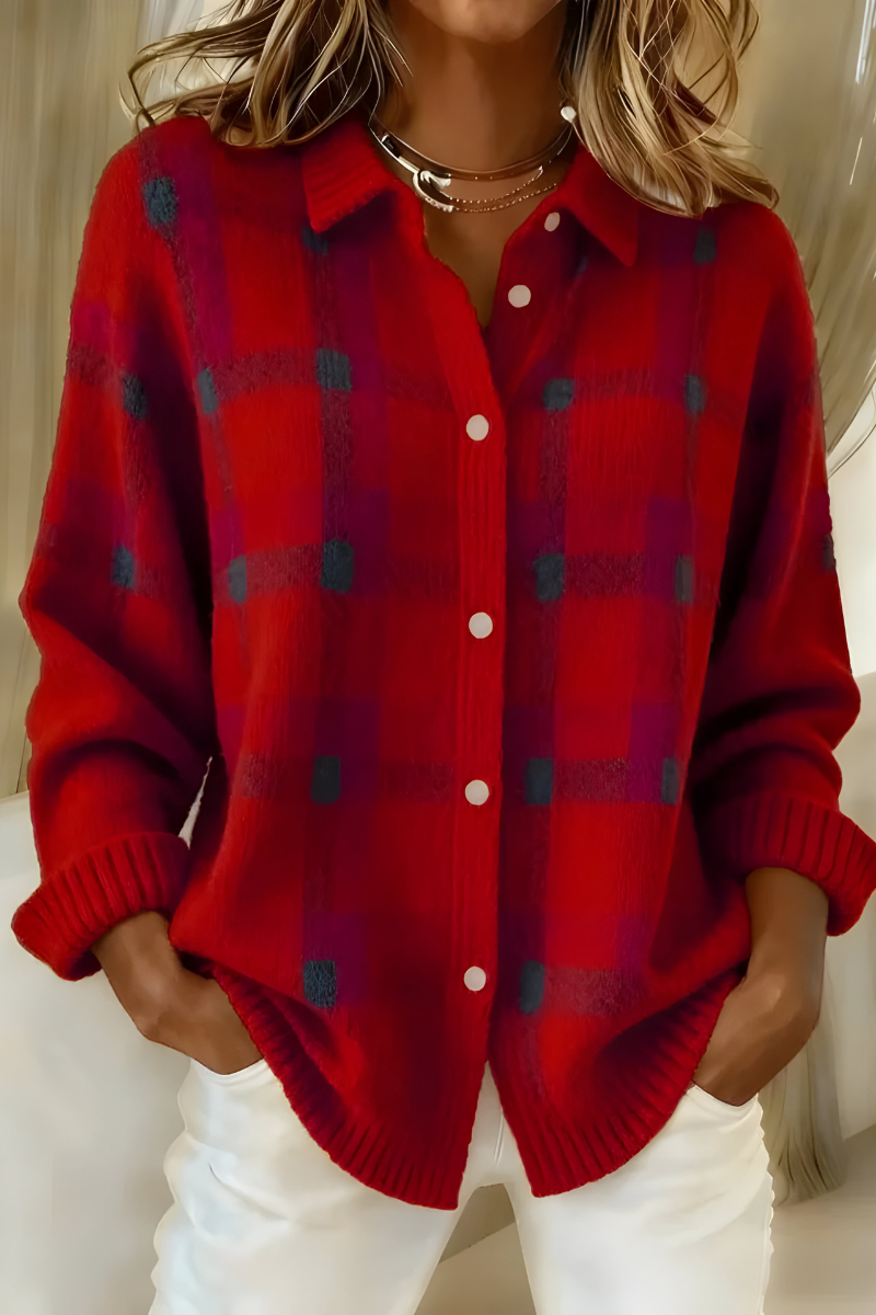 Camille - Plaid Vest