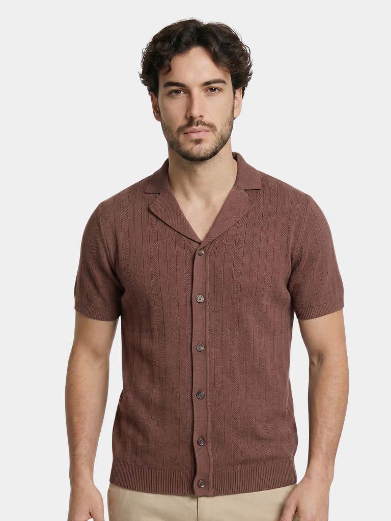 Heritage Camp Collar Knit Shirt