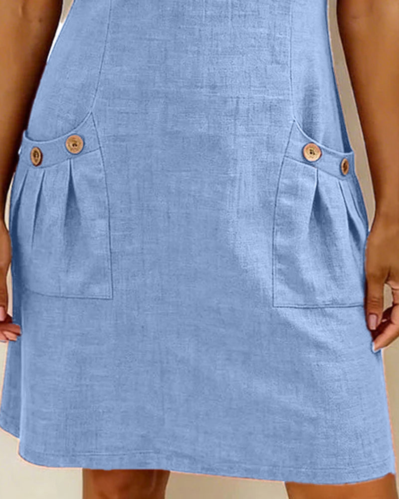 Van Elst Mode® | Cotton dress with zipper
