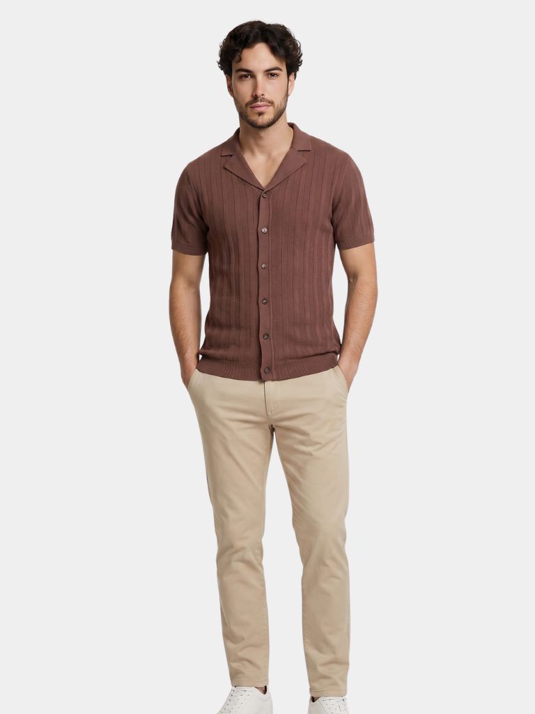 Heritage Camp Collar Knit Shirt