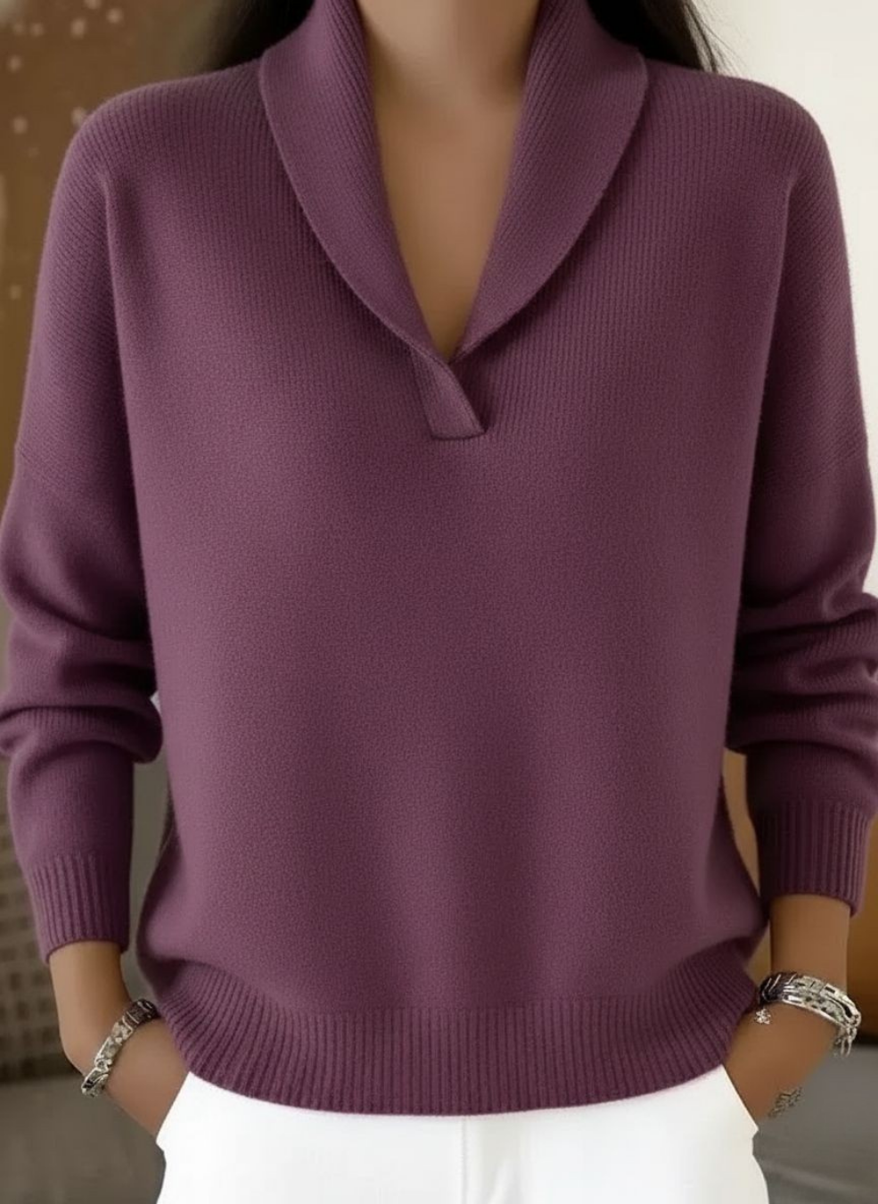 Antonine - V-Neck Pullover