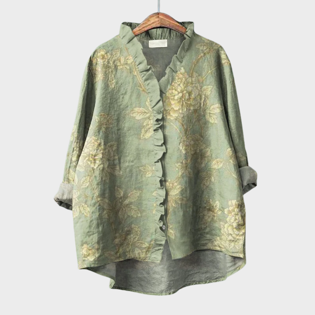 Léontine | Refined Ruffled Blouse