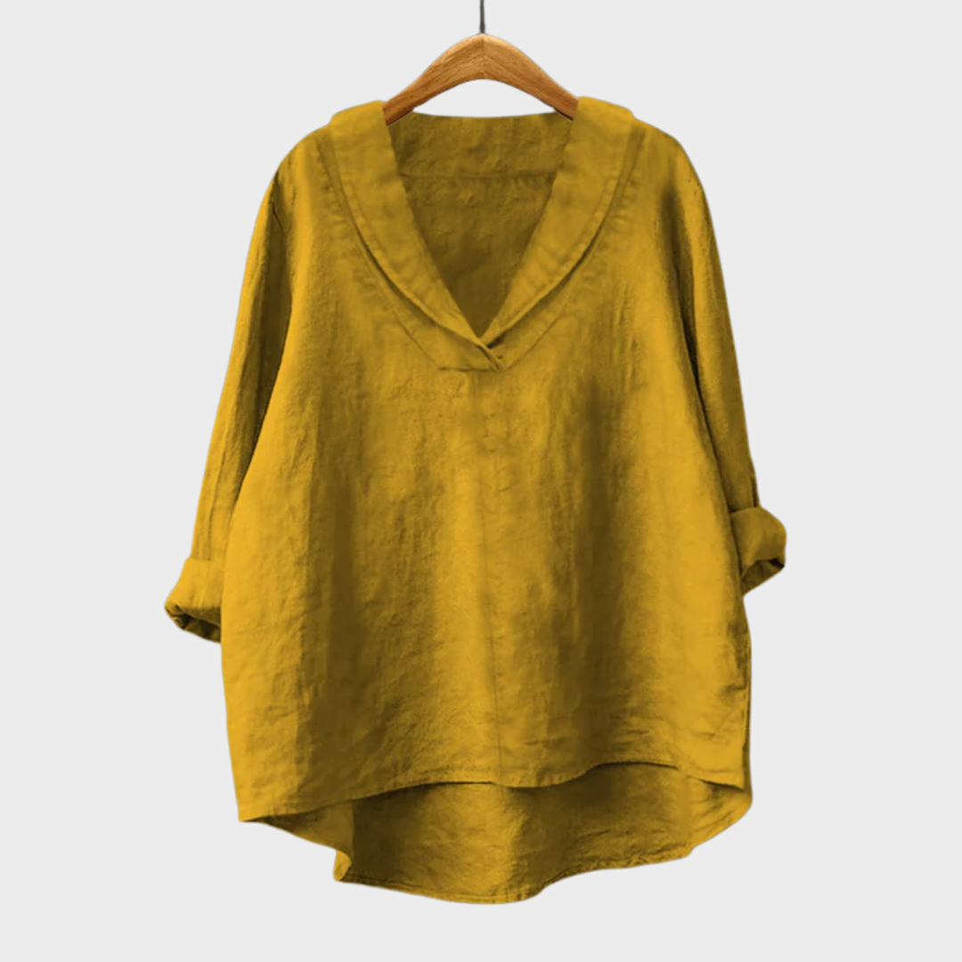 Hortense | Flowy V-Neck Blouse