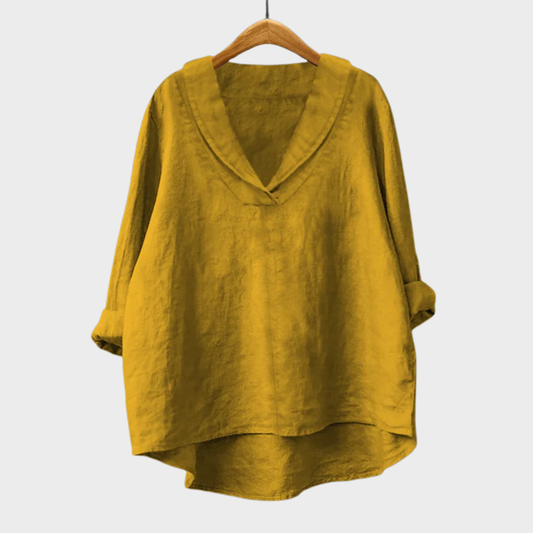 Hortense | Flowy V-Neck Blouse