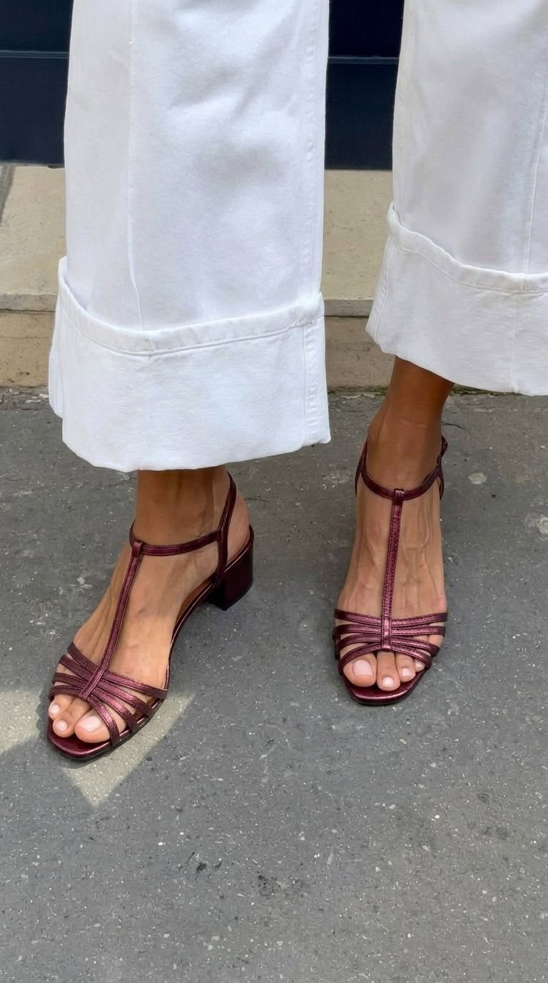 Allegra | Golden Sandals, Everyday Elegance