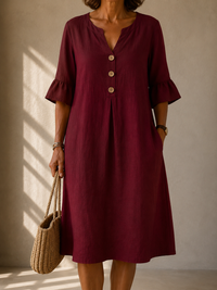 Clara™ | Button Dress