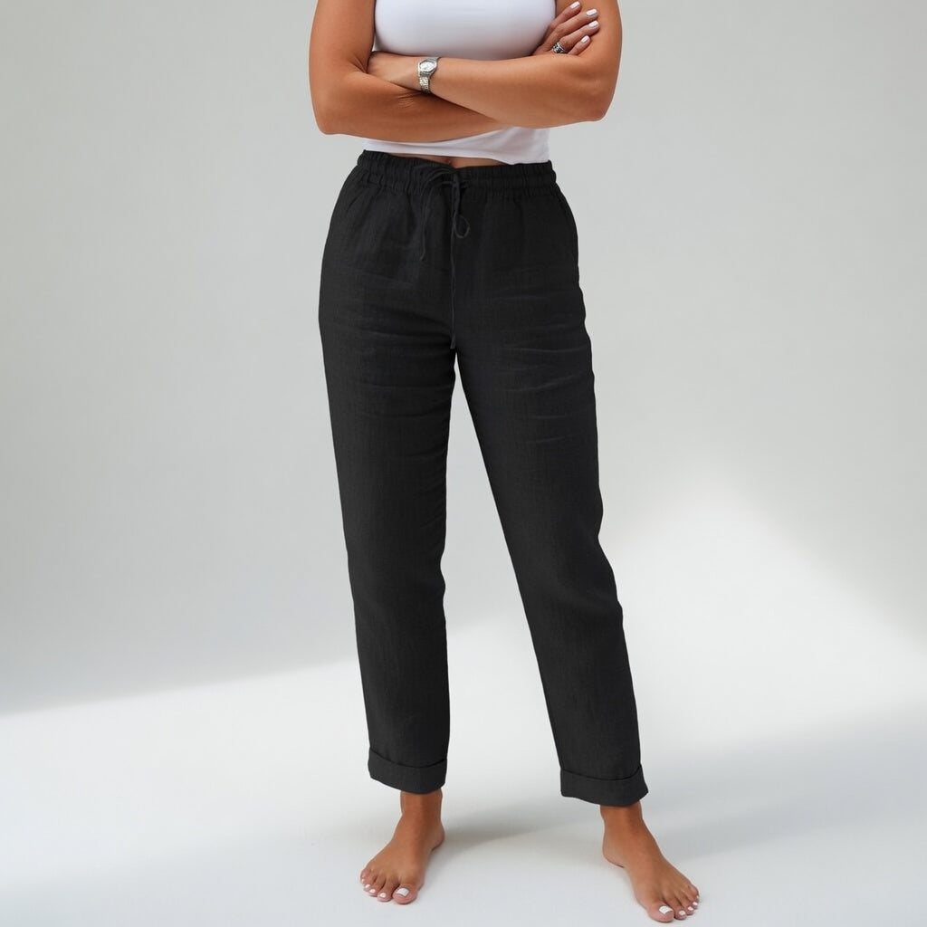 Albertine™ — 100% cotton pants with a fluid drape and natural comfort