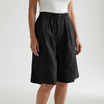 Wandeline™ — Elastic-waist shorts, large size, natural summer comfort