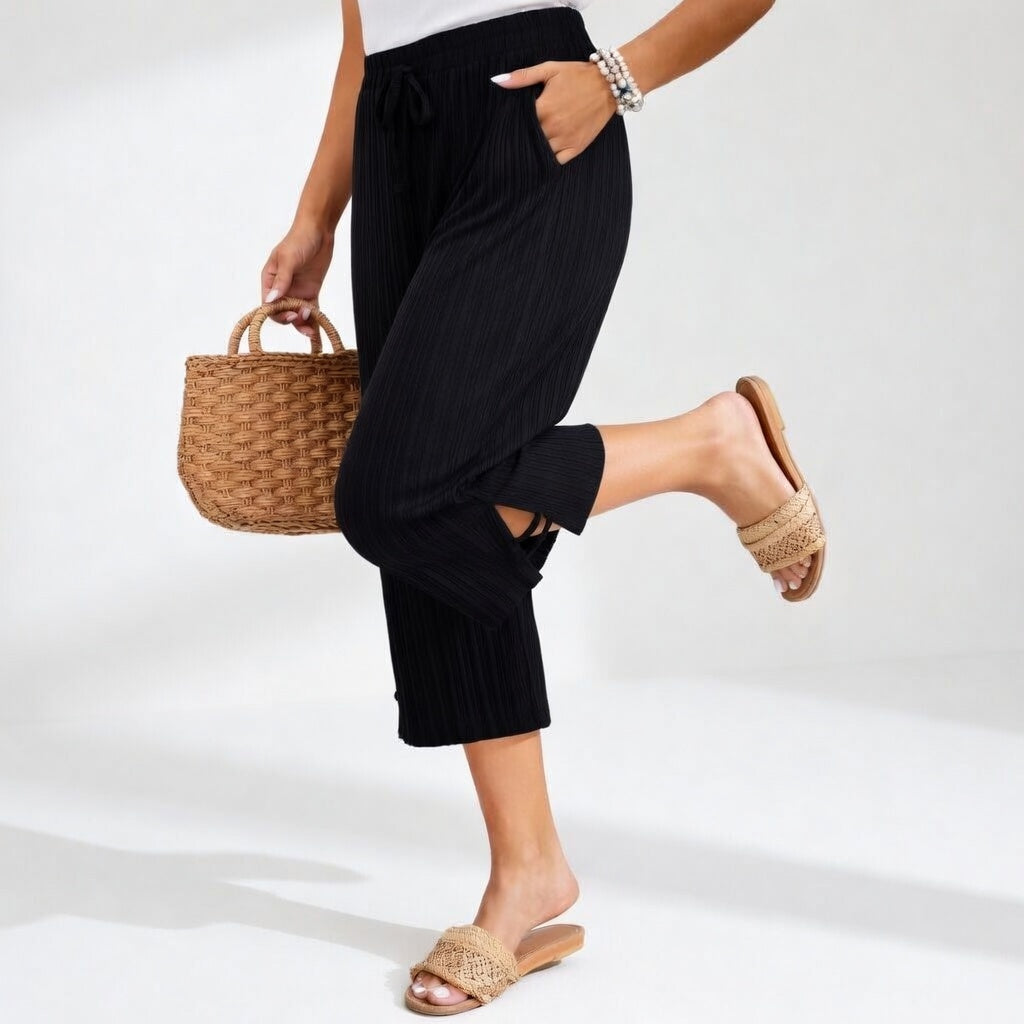 Lauréline™ — Elegant, comfortable flowy summer pants