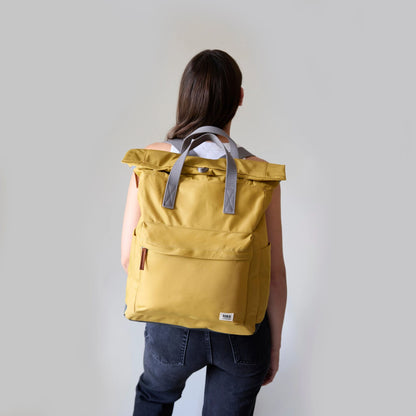 Canfield Roll Top Backpack in Black