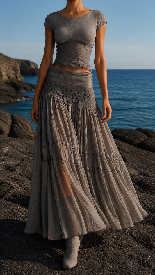 Teresa | Top and Skirt Set