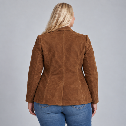 Imogen | Vintage Brown Blazer