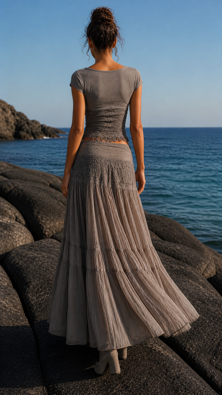 Teresa | Top and Skirt Set