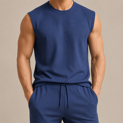 Sleeveless Knit Comfort Set