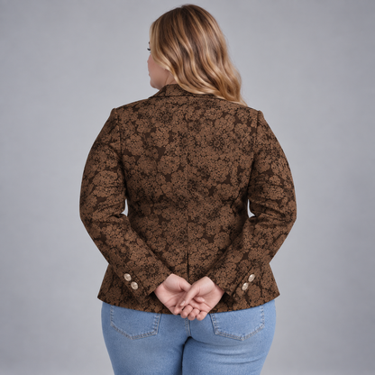 Rosamund | Paisley Jacquard Blazer