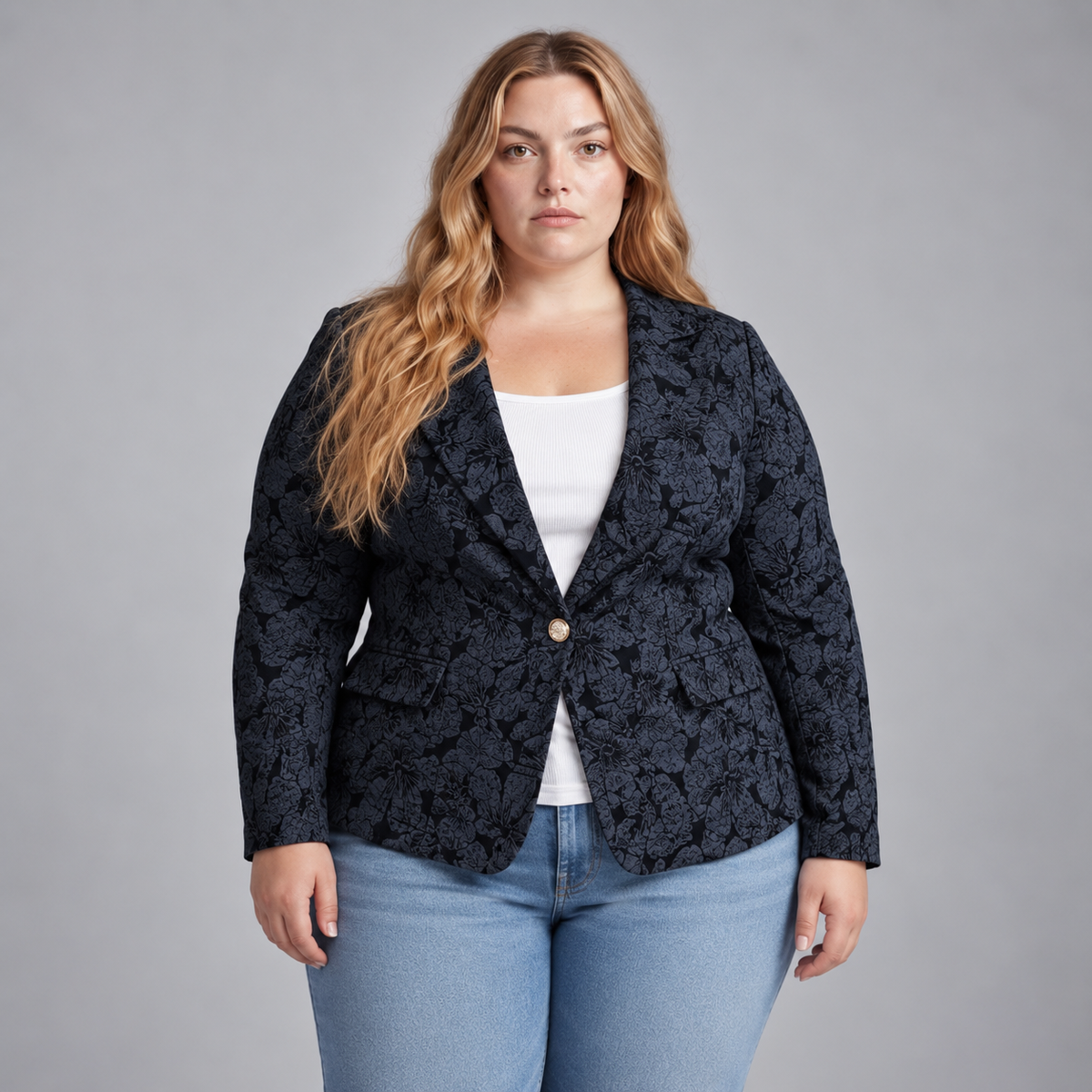 Rosamund | Paisley Jacquard Blazer