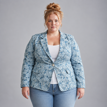 Rosamund | Paisley Jacquard Blazer