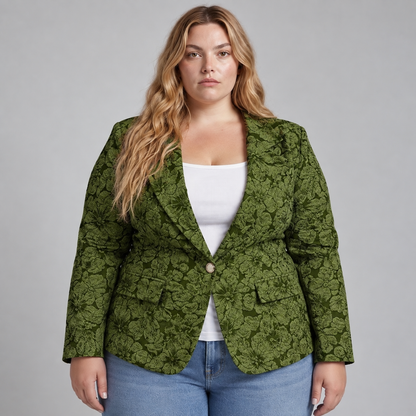 Rosamund | Paisley Jacquard Blazer