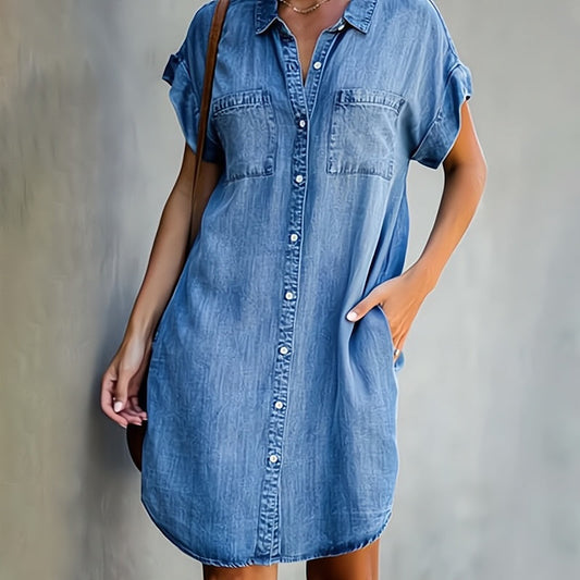 Beau Button-Down Shirt Dress