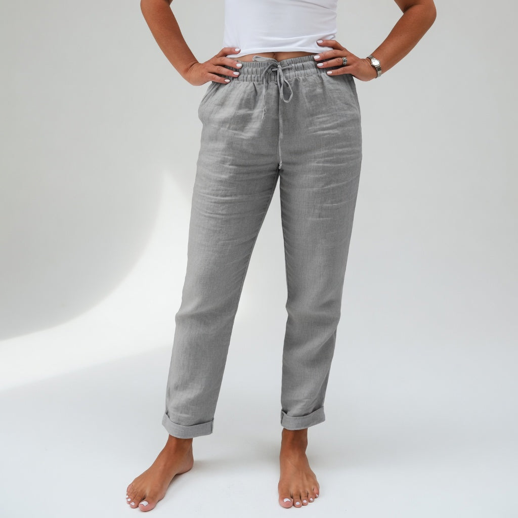 Albertine™ — 100% cotton pants with a fluid drape and natural comfort