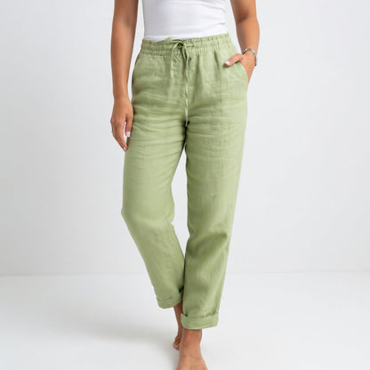 Albertine™ — 100% cotton pants with a fluid drape and natural comfort
