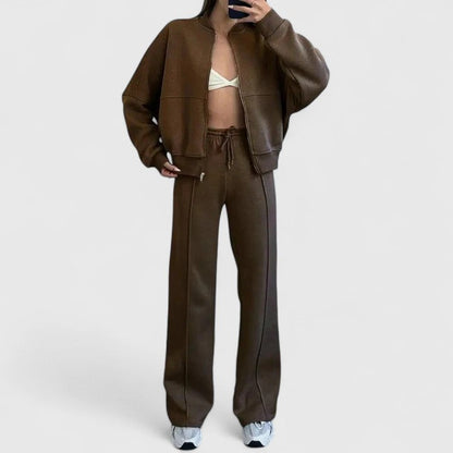 Suzanne | Relaxed Zip-Front Two-Piece Set