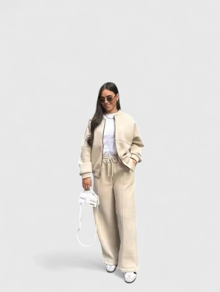 Suzanne | Relaxed Zip-Front Two-Piece Set