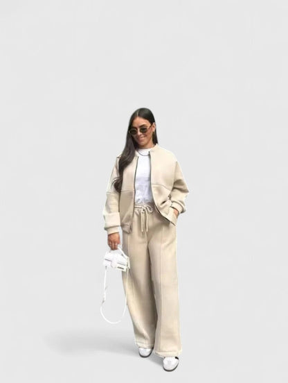 Suzanne | Relaxed Zip-Front Two-Piece Set